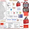 Deluxe First Aid Kit with Carrying Pouch – Essential Emergency Kit for Camping, Hiking & Travel - Image 3