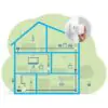 Devolo Magic 1 WiFi Mini - Compact Powerline Adapter - Ideal for Remote Working & Streaming - French Plug