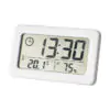 Digital Hygrometer Clock – Battery-Powered 12/24H Timepiece with Temperature & Humidity Display for Home & Office