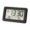 Digital Hygrometer Clock – Battery-Powered 12/24H Timepiece with Temperature & Humidity Display for Home & Office