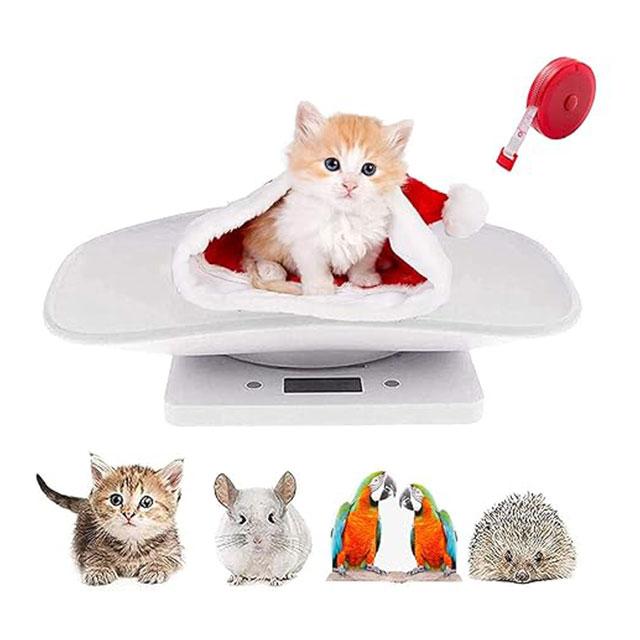 Digital Pet Scale with Measuring Tape