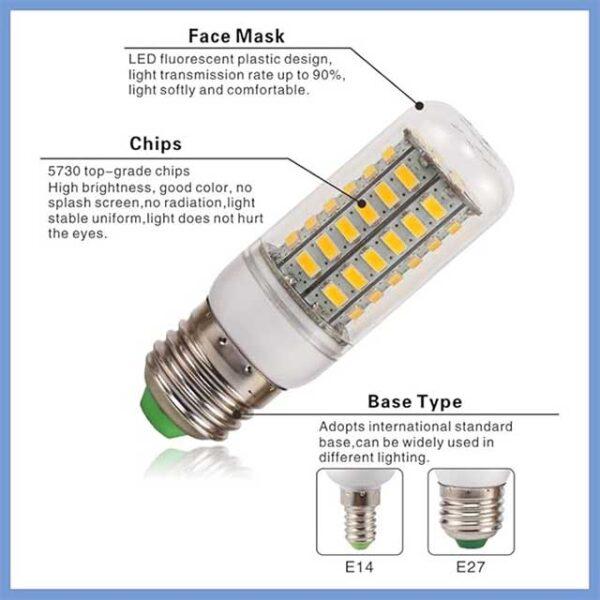 E27 LED Corn Light Bulb