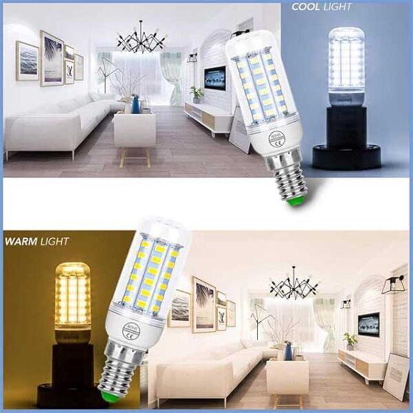 E27 LED Corn Light Bulb - Energy-Saving 7W/15W/18W/20W/25W, 360° Beam Angle, Edison Screw Lamp for Kitchen & Home, Cool/Warm White 6500K, 10PCS (25W, 72 LEDs) - Image 4