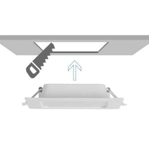 E6 LED Flush-mounted Square