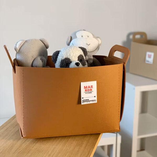Foldable Linen Storage Basket – Home Organizer for Clothes, Toys, Socks & Underwear - Image 6