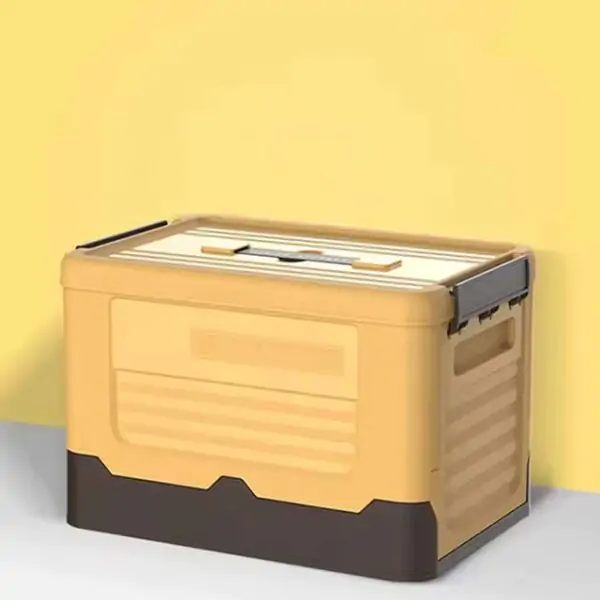Declutter your home effortlessly with our Folding Plastic Storage Box with Lid! Designed for versatility and convenience, this multifunctional organizer is perfect for storing clothes, toys, books, kitchen essentials, and more. Its durable plastic construction ensures long-lasting use, while the collapsible design allows for easy storage when not in use. Featuring a secure lid, this stackable storage container keeps your belongings dust-free and protected. The sturdy yet lightweight structure makes it ideal for home, office, dorms, and even travel. Whether you need extra storage for your bedroom, living room, or garage, this space-saving box is the perfect solution! Key Features: ✔ Collapsible & Space-Saving – Easily folds flat for convenient storage when not in use. ✔ Durable & Sturdy Construction – Made from high-quality, impact-resistant plastic for long-term use. ✔ Stackable Design – Maximizes vertical space for better organization. ✔ Secure Lid – Keeps items protected from dust, moisture, and pests. ✔ Multi-Purpose Storage – Perfect for clothes, toys, books, kitchen essentials, office supplies, and more. ✔ Portable & Lightweight – Easy to carry and move around as needed. ✔ Sleek & Modern Look – Complements any home or office decor. Specifications: Material: High-quality, durable plastic Dimensions: [Insert Dimensions] Color Options: [List Available Colors] Weight: [Insert Weight] Usage: Home, Office, Bedroom, Living Room, Garage, Travel Organize Smarter, Live Better! Get your Folding Plastic Storage Box with Lid today and enjoy a clutter-free space with ease.