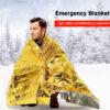 Gold & Silver Emergency Thermal Blanket – Waterproof, Windproof Survival Blanket for First Aid, Military Rescue, Camping & Hiking