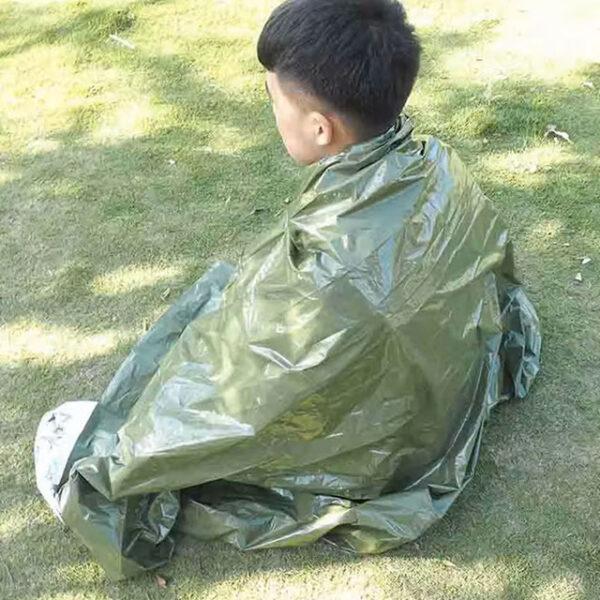 Gold & Silver Emergency Thermal Blanket – Waterproof, Windproof Survival Blanket for First Aid, Military Rescue, Camping & Hiking - Image 4