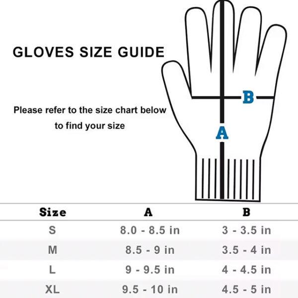 Grade 5 Cut-Resistant Gloves – HPPE Safety Gloves for Kitchen, Glass Cutting & Gardening Protection