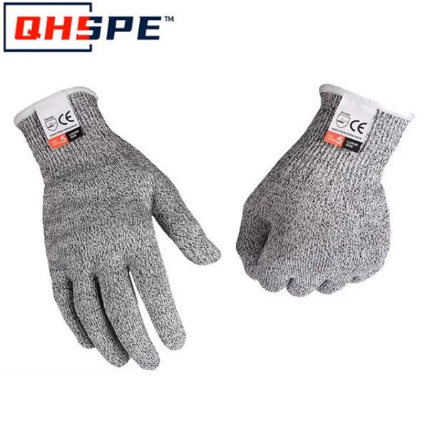 Grade 5 Cut-Resistant Gloves – HPPE Safety Gloves for Kitchen, Glass Cutting & Gardening Protection
