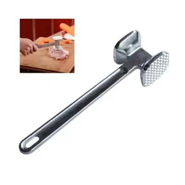 Aluminum Alloy Meat Tenderizer Hammer – Dual-Sided Tool for Tenderizing Steak, Pork & More