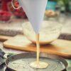 Adjustable Handheld Baking Funnel – Pastry Cream, Batter & Chocolate Liquid Dispenser with Measuring Cup