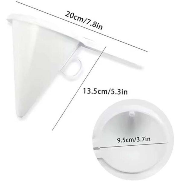 Adjustable Handheld Baking Funnel – Pastry Cream, Batter & Chocolate Liquid Dispenser with Measuring Cup