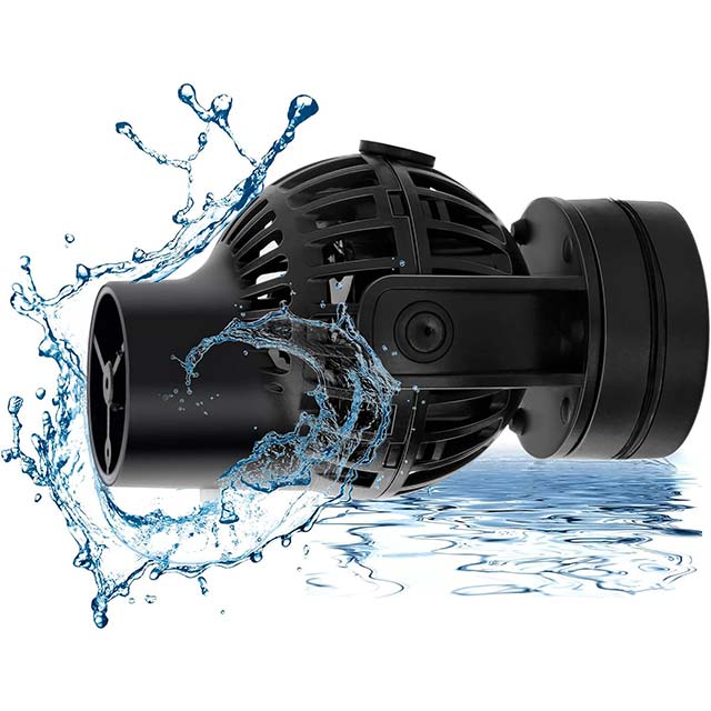 Hygger Ultra-Silent Aquarium Wave Maker & Circulation Pump 1320 GPH – 360° Rotating Submersible Fish Tank Powerhead with Strong Magnet Suction Base for Freshwater & Saltwater Tanks
