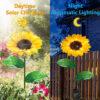 LED Solar Sunflower Lights – IP65 Waterproof Outdoor Pathway Lamp for Garden, Yard, Wedding & Holiday Decor