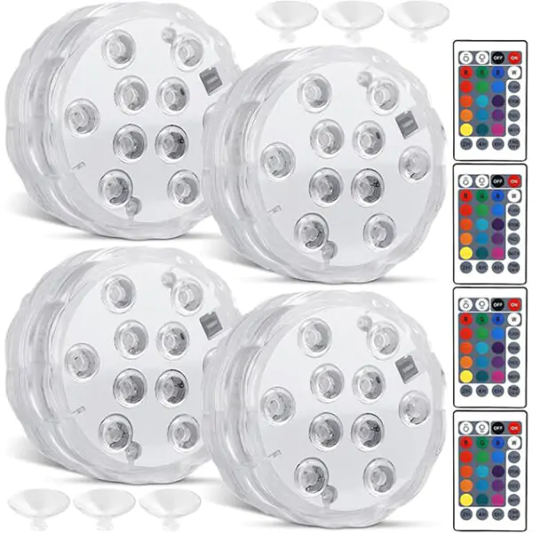 LED Underwater Lights with Remote