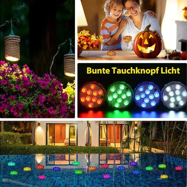 LED Underwater Lights with Remote