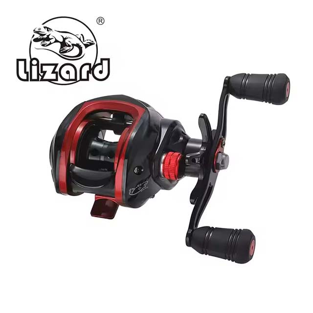 Lizard Baitcasting Fishing Reel - Left/Right Hand, 7.2:1 Gear Ratio, 8kg Max Drag, Magnetic Brake System | Sougayilang Super Smooth Trolling Reel for Freshwater Fishing