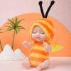 Mini Kawaii Baby Sleeps Doll
