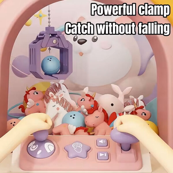 Mini Vending Machine Toys for Kids – DIY Gashapon Claw Machine with Plush Dolls & Candy Prizes – Fun Birthday & Christmas Gifts for Children