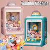 Mini Vending Machine Toys for Kids – DIY Gashapon Claw Machine with Plush Dolls & Candy Prizes – Fun Birthday & Christmas Gifts for Children