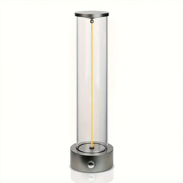 Modern Cordless Bedside Lamp – Rechargeable Touch-Controlled Dimmable Table Light with 3 Levels, USB Powered, Metal Base – Silvery Fantasy Style for Office, Living Room, Bedroom