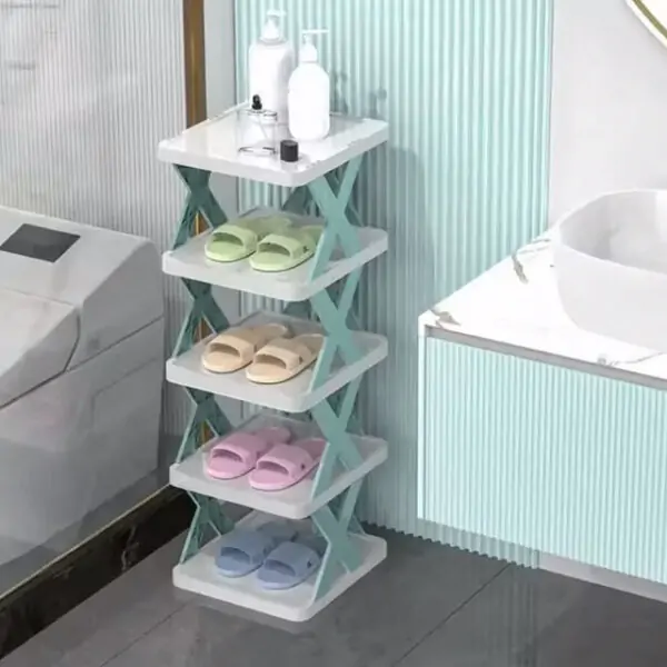 Multi-Layer Shoe Storage Rack | Detachable Shoe Organizer Shelf for Bedroom & Indoor Use | Space-Saving Storage Cabinet