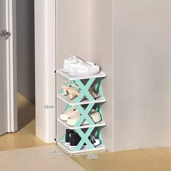 Multi-Layer Shoe Storage Rack | Detachable Shoe Organizer Shelf for Bedroom & Indoor Use | Space-Saving Storage Cabinet