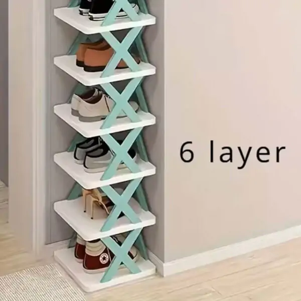 Multi-Layer Shoe Storage Rack | Detachable Shoe Organizer Shelf for Bedroom & Indoor Use | Space-Saving Storage Cabinet