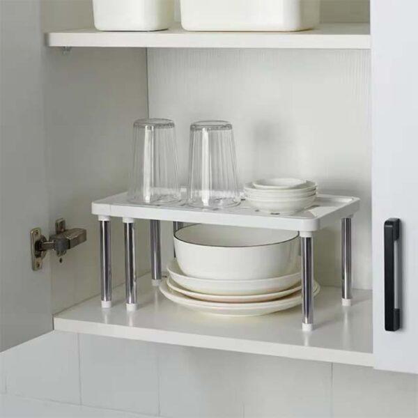 Multifunctional Telescopic Shoe & Storage Rack – Stainless Steel Shelf for Under-Sink, Kitchen & Cabinet Organization