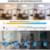 Nigecue 24W Dimmable LED Ceiling Light