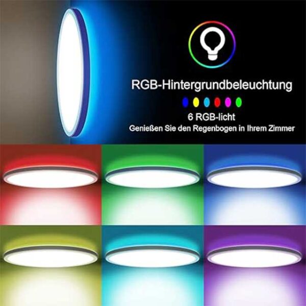 Nigecue 24W Dimmable LED Ceiling Light