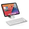 OMOTON Bluetooth Keyboard for iPad 10th Gen, iPad 10.2, iPad Pro, Air & Mini – Wireless Keyboard for iPad & Bluetooth Devices (White)