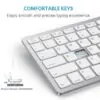 OMOTON Bluetooth Keyboard for iPad 10th Gen, iPad 10.2, iPad Pro, Air & Mini – Wireless Keyboard for iPad & Bluetooth Devices (White)