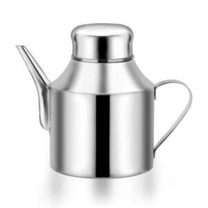 300ml Stainless Steel Oil Dispenser – Leakproof Olive Oil & Vinegar Pourer for Cooking & Kitchen Use