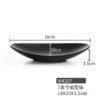 Oval Black Ring Dish | Jewelry & Key Tray Organizer | Decorative Dish for Kitchen & Home Décor