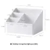 Plastic Desktop Storage Box | Office & Cosmetic Organizer | Remote Control & Debris Collector for Living Room & Dormitory