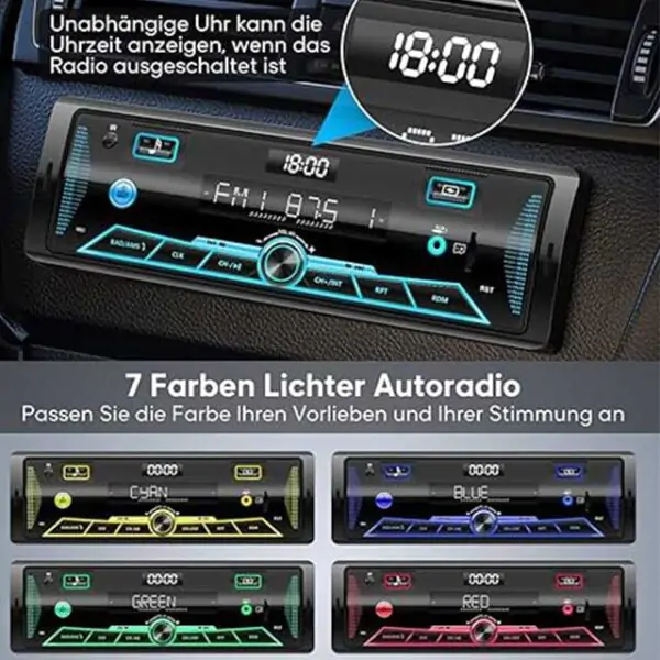 RDS Bluetooth Car Radio