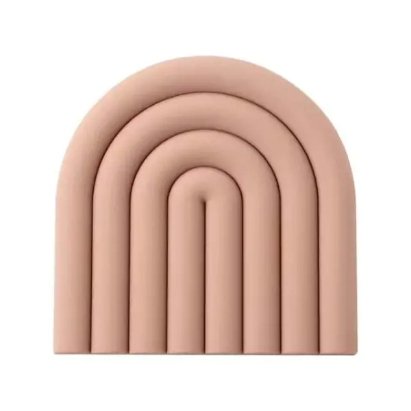 Rainbow Silicone Table Mat – Heat-Resistant Coaster, Pot Holder & Placemat for Kitchen Use