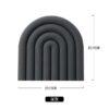 Rainbow Silicone Table Mat – Heat-Resistant Coaster, Pot Holder & Placemat for Kitchen Use