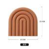 Rainbow Silicone Table Mat – Heat-Resistant Coaster, Pot Holder & Placemat for Kitchen Use