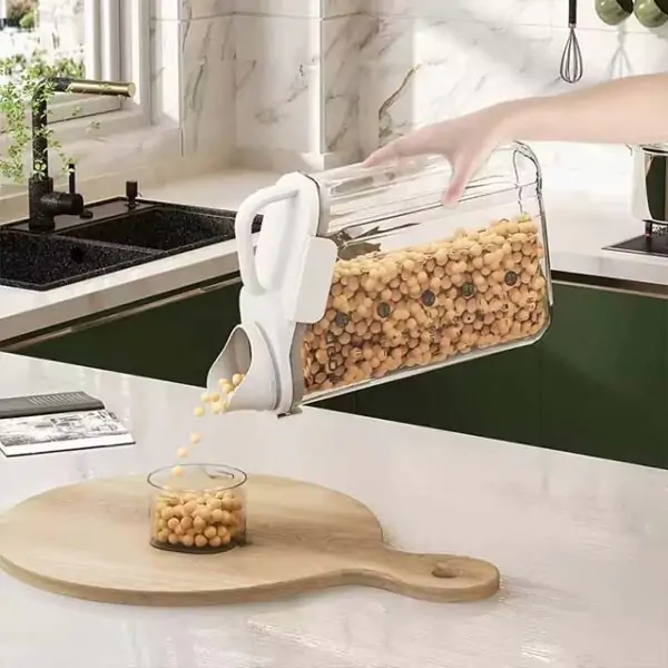 Large Capacity Cereal Storage Container – Moisture-Proof, Insect-Proof Sealed Rice Dispenser for Cereals & Dog Food