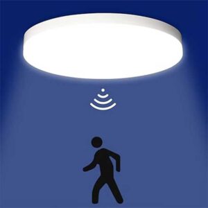 SHILOOK 15W LED Ceiling Light with Motion Sensor Radar