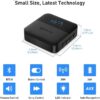SONRU Bluetooth 5.0 Transmitter & Receiver - Audio Adapter with Optical TOSLINK, RCA, 3.5mm for TV & Home Stereo, Low Latency HD Sound