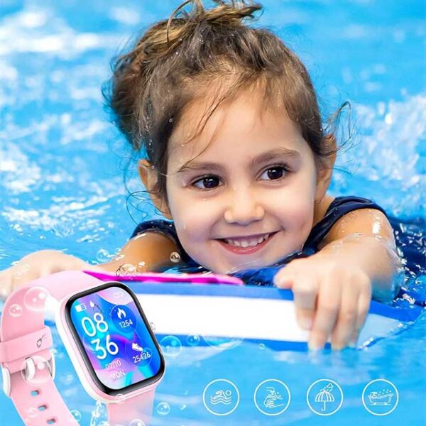 Smart Watch for Girls- IP68 Waterproof Kids Fitness Tracker Watch with 1.5 Inch DIY Face- Heart Rate Sleep Monitor- 19 Sport Modes- Calories Counter - Image 4