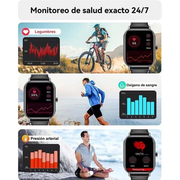 Smart Watch (Answer-Make Calls), 2024 Newest 1.85" Watches for Black