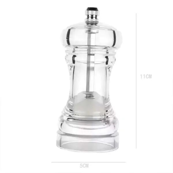 Refillable Manual Salt & Pepper Grinder – Adjustable Ceramic Spice Mill for Herbs & Seasoning