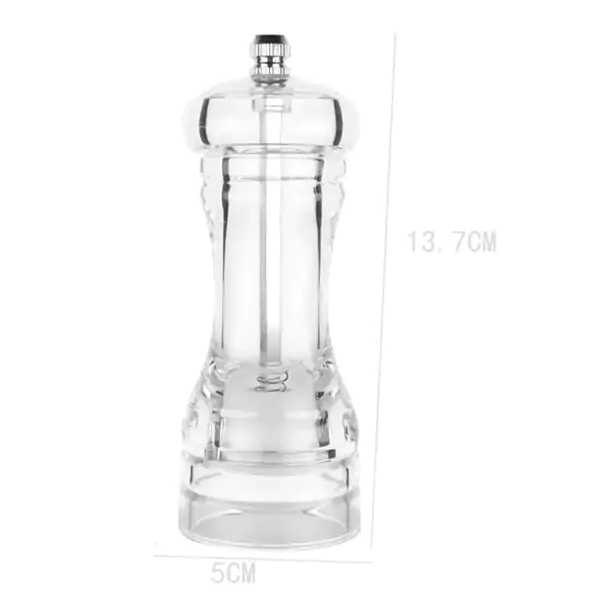 Refillable Manual Salt & Pepper Grinder – Adjustable Ceramic Spice Mill for Herbs & Seasoning