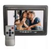 7-Inch TFT Color LCD Car Rear View Camera Monitor - Supports Screen Rotation & 2 AV Inputs, Compatible with Car Rearview Cameras, Car DVD, Surveillance Camera, STB, Satellite Receiver, and Other Video Equipment