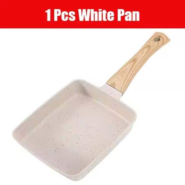 Nonstick Tamagoyaki Pan – Japanese Rectangular Omelette Pan with Detachable Anti-Scalding Handle for All Stoves